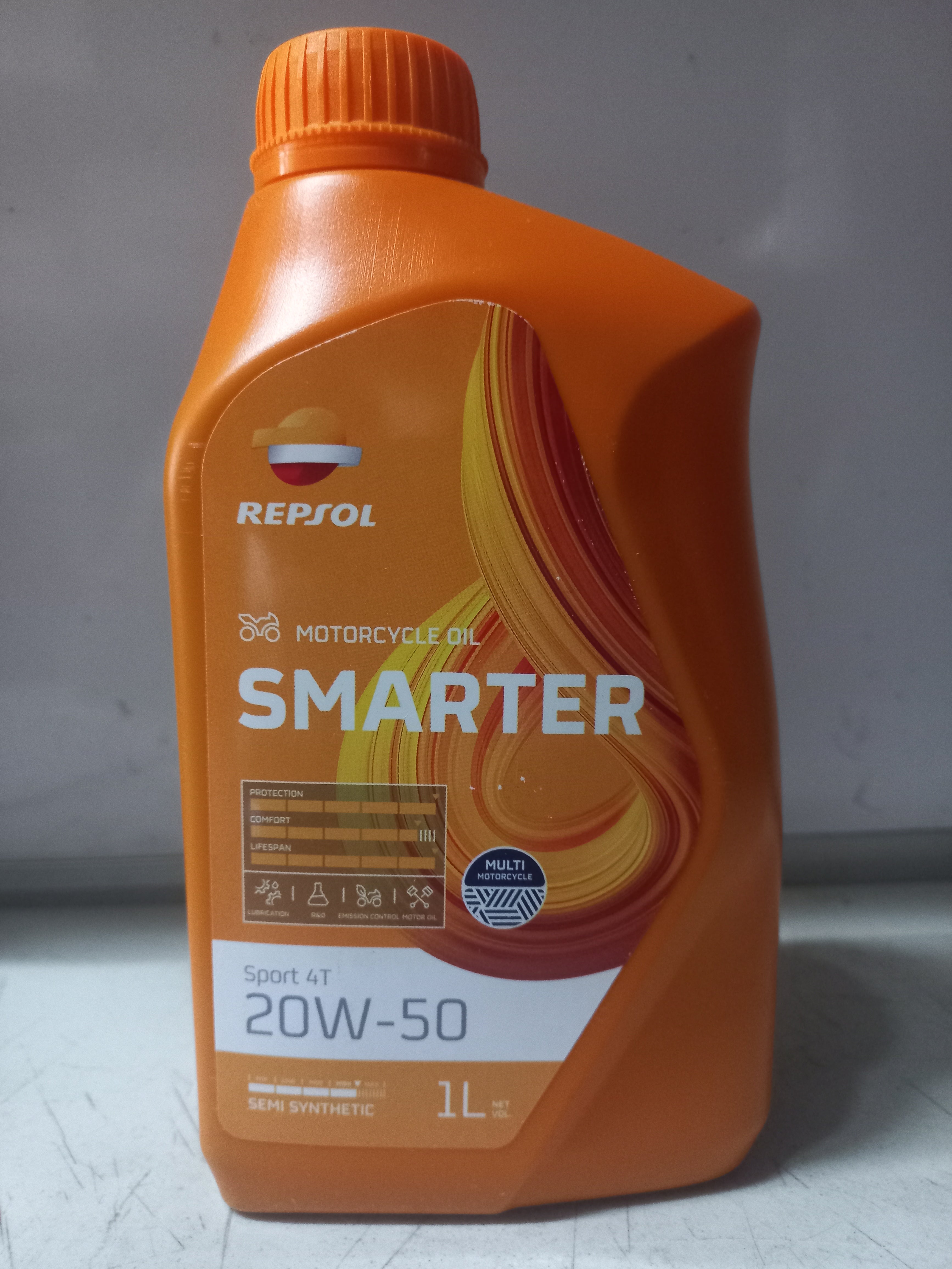 Aceite Repsol 20w50 Smarter Semi-Sintético