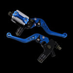 MANILLAS AJUSTABLES CON BOMBA DE FRENO DE LUJO AZUL