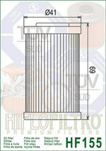 FILTRO DE ACEITE HF-155 NS200/DUKE200/250/390/SVARTPILEN250/401/VITPILEN401 (41x69) HIBARI