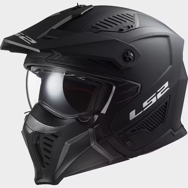 Casco LS2 OF606 Drifter Solid Negro Mate