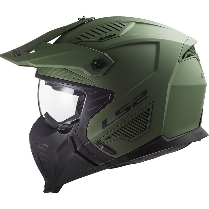 Casco LS2 OF606 Drifter Solid Verde Mate