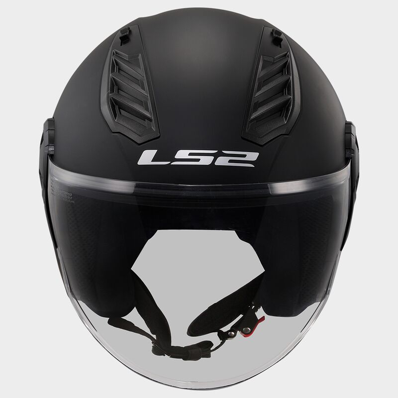 Casco Abierto LS2 Airflow II Solid Negro Mate