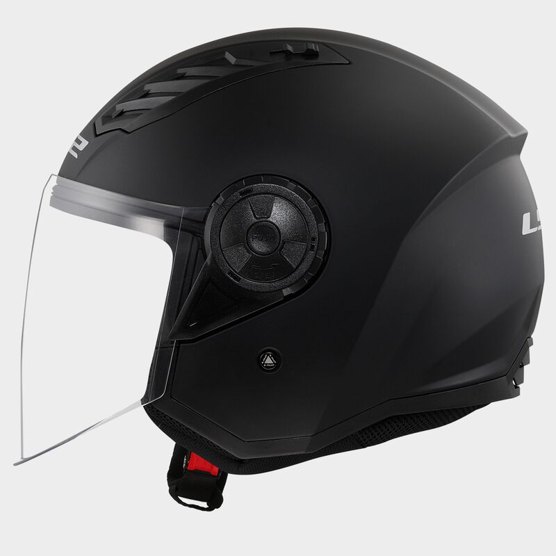 Casco Abierto LS2 Airflow II Solid Negro Mate