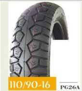 Llanta 110x90x16 Traxxion PG26A Doble Proposito Tubulat
