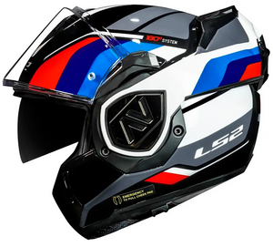 Casco LS2 FF906 Advant KPA Sport Blanco/Rojo/Azul Brillante