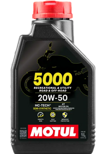 Aceite 20w50 Motul 5000 Semi Sintetico