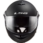 Casco LS2 Strobe Solid Modular Negro Mate