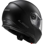 Casco LS2 Strobe Solid Modular Negro Mate