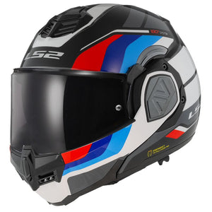 Casco LS2 FF906 Advant KPA Sport Blanco/Rojo/Azul Brillante