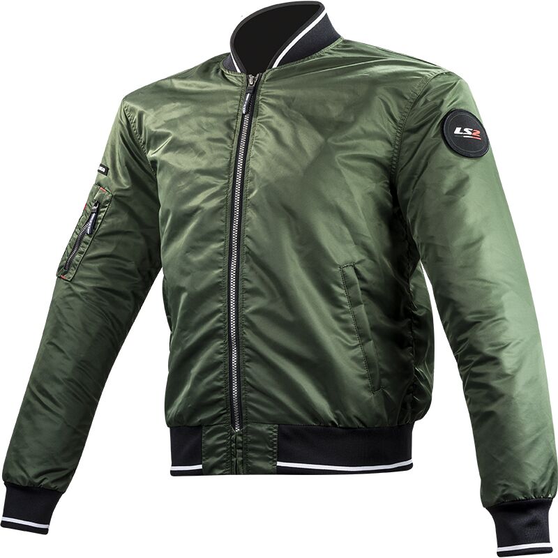 Jacket de Proteccion LS2 Brighton Verde Musgo