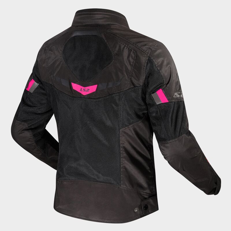 Jacket de Protección LS2 Garda Air Dama Negro/Rosa