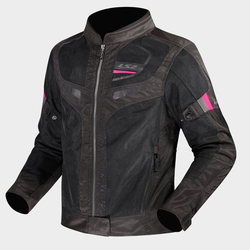 Jacket de Protección LS2 Garda Air Dama Negro/Rosa