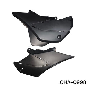 TAPAS LATERALES (FALDA) XR150/LX200/HERCULES3/NXR NEGRA GW