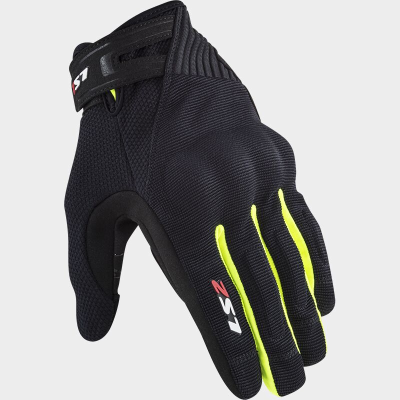 Guantes LS2 Dart 2 Negro/Verde Con Proteccion