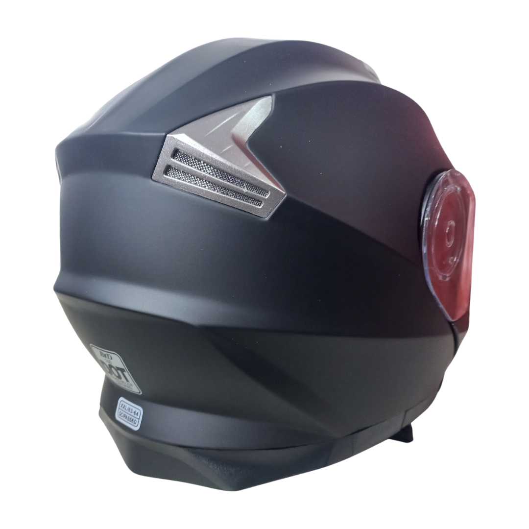 Casco Modular BLD 160 Negro Mate Moto Repuestos Calle Blancos