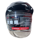 Casco BLD 203 Fifking Negro/Azul Brillante