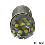 BOMBILLO LED 2 CONTACTOS FRENO/STOP FLASHEO BLANCO