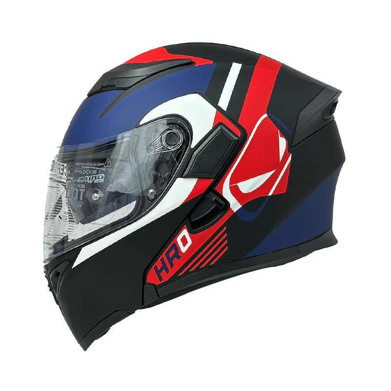 Casco Modular HRO 3400DV Driver Negro/Rojo/Azul Mate