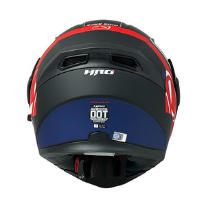 Casco Modular HRO 3400DV Driver Negro/Rojo/Azul Mate