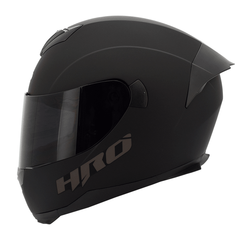 Casco HRO 511 Solid Negro/Visor Oscuro