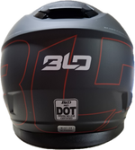 Casco BLD M65 Emporio Negro/Gris/Rojo Mate