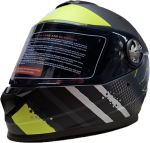 Casco BLD M65 Emporio Negro/Gris/Amarillo