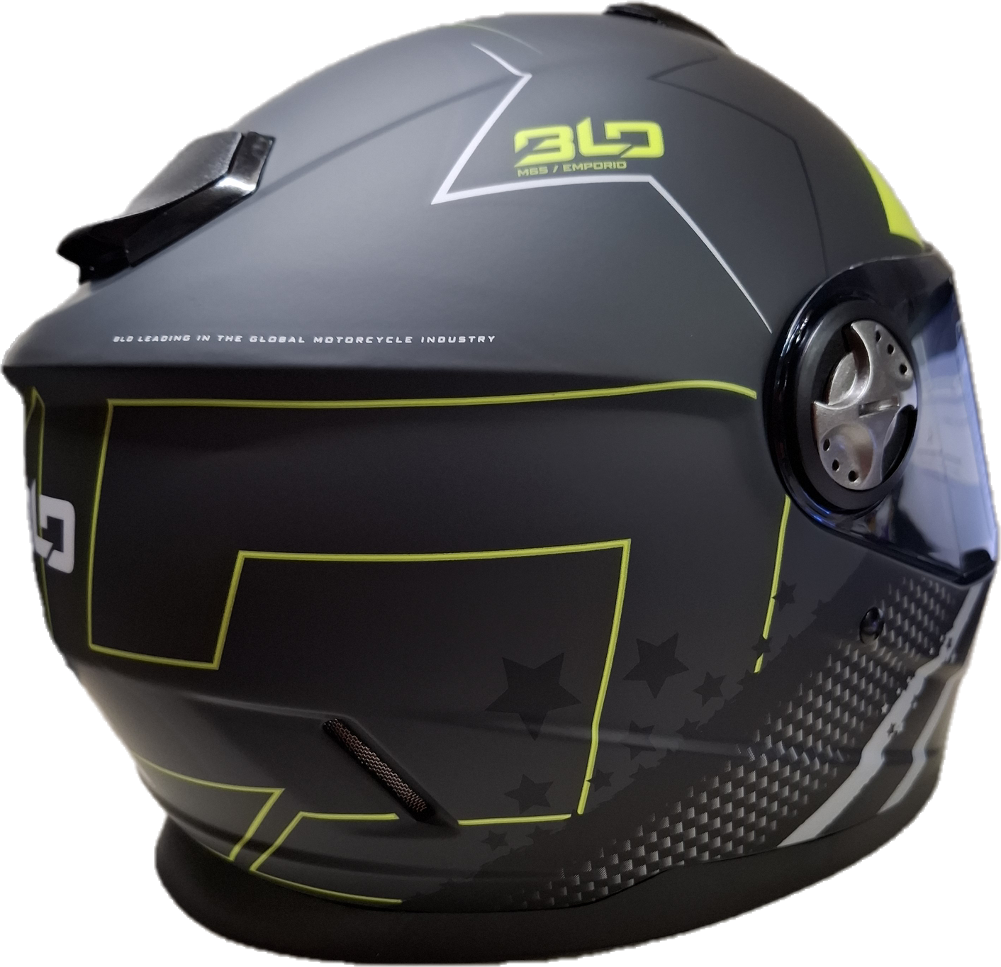 Casco BLD M65 Emporio Negro/Gris/Amarillo