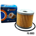 FILTRO DE ACEITE HF-131 GN125/EN125/GIXXER150/AX4/AN125/BENELLI/TNT150/APACHE/V-STROM250 (44x40) BOST