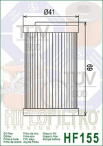 FILTRO DE ACEITE (HF-155) NS200/DUKE200/250/390/SVARTPILEN250/401/VITPILEN401 HIBARI