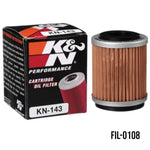 FILTRO DE ACEITE KN-143 XT225/200/XT350/TTR230 (38x48) K&N