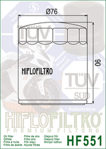 FILTRO DE ACEITE HF-551 HIFLO