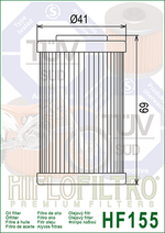 FILTRO DE ACEITE KN-155 NS200/DUKE200/250/390/SVARTPILEN250/401/VITPILEN401/SUPERMOTO701 FILTRO2 (41x69) K&N