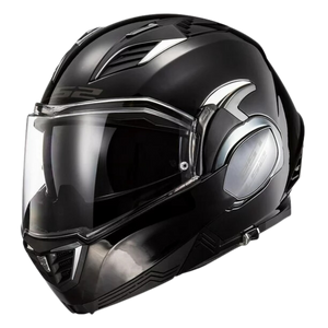 Casco LS2 Valiant ll Negro Brillante