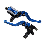 MANILLAS AJUSTABLES CON BOMBA DE FRENO DE LUJO AZUL