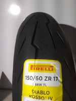 Llanta 150x60x17 Pirelli DIABLO ROSSO™ IV 4-R ZR/M/CTL 66W