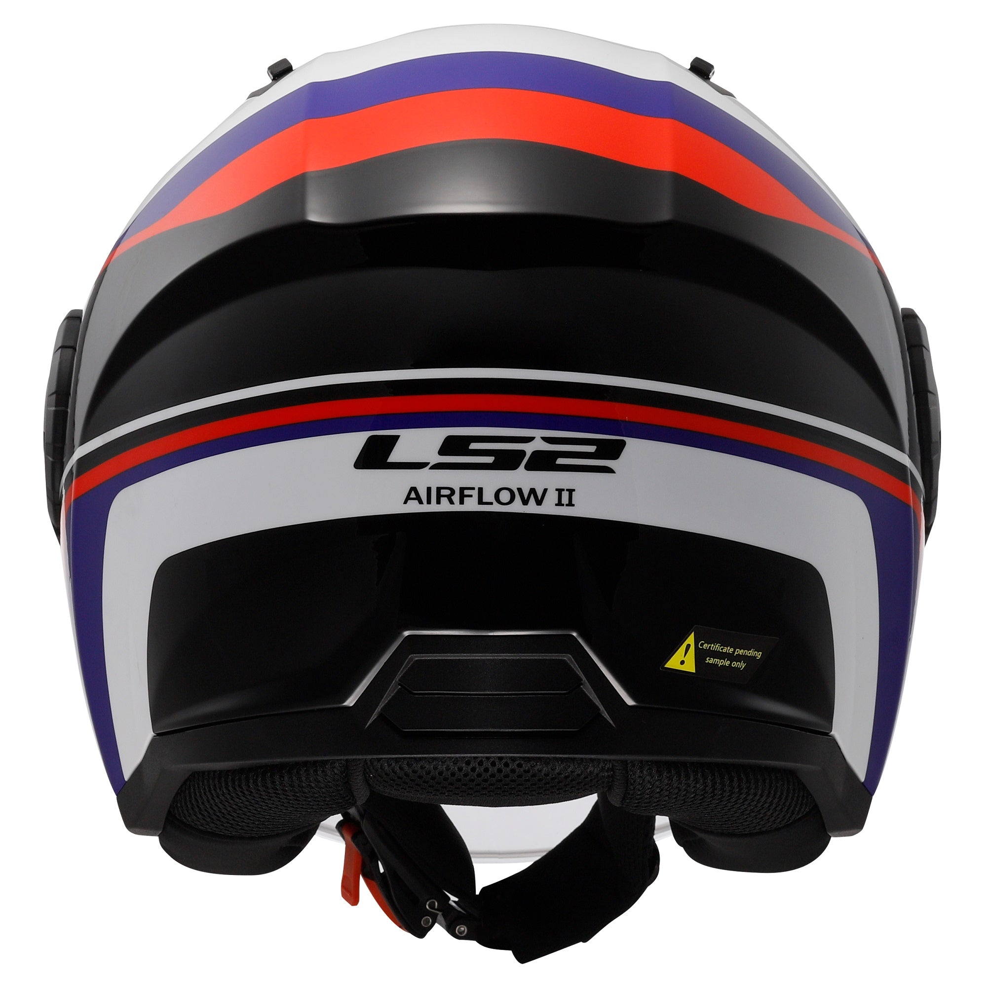 Casco Abierto LS2 OF616 Airflow II Rush Blanco/Rojo Brillante