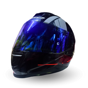 Casco LS2 FF802 Flash Star River Negro/Gris Brillante