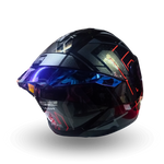 Casco LS2 FF802 Flash Star River Negro/Gris Brillante