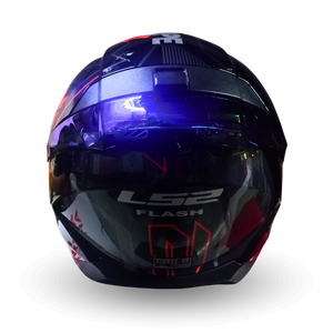 Casco LS2 FF802 Flash Star River Negro/Gris Brillante