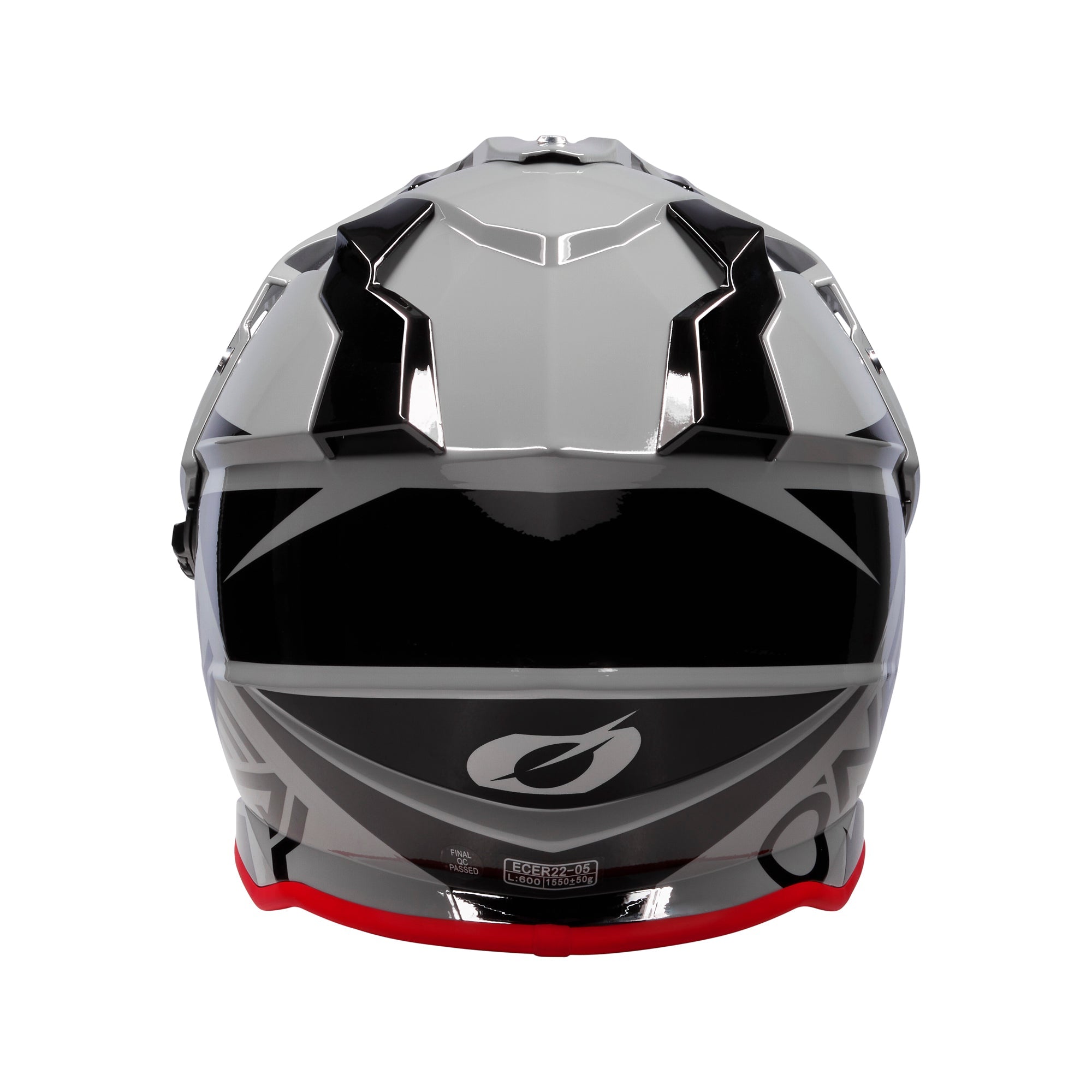 Casco O'Neal Sierra Negro/Gris/Rojo Brillante