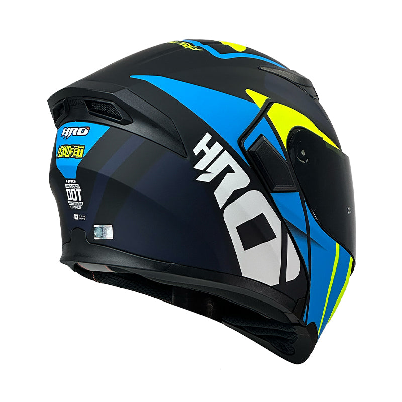 Casco Modular HRO 3400 EVO Proufet Negro/Azul/Amarillo