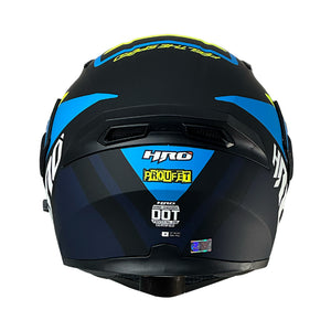 Casco Modular HRO 3400 EVO Proufet Negro/Azul/Amarillo