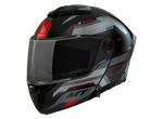 Casco Modular MT Atom 2 SV Bast D5 Negro/Gris/Rojo Mate