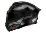 Casco Modular MT Atom 2 SV Bast D5 Negro/Gris/Rojo Mate