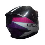 Casco BLD 163 Starhawk Negro/Blanco/Rosa Brillante