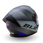 Casco Modular BLD 166 Elixor Gris/Azul Mate