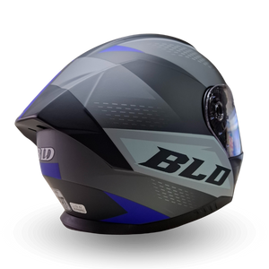 Casco Modular BLD 166 Elixor Gris/Azul Mate