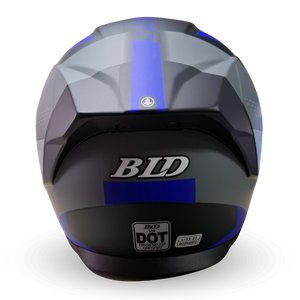 Casco Modular BLD 166 Elixor Gris/Azul Mate