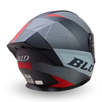 Casco Modular BLD 166 Elixor Gris/Rojo Mate