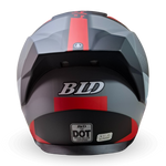 Casco Modular BLD 166 Elixor Gris/Rojo Mate